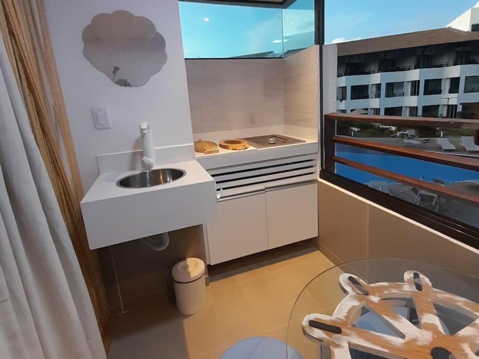 Flat Fantastico Na Beira Mar Em Tamandare Apartment Luaran gambar