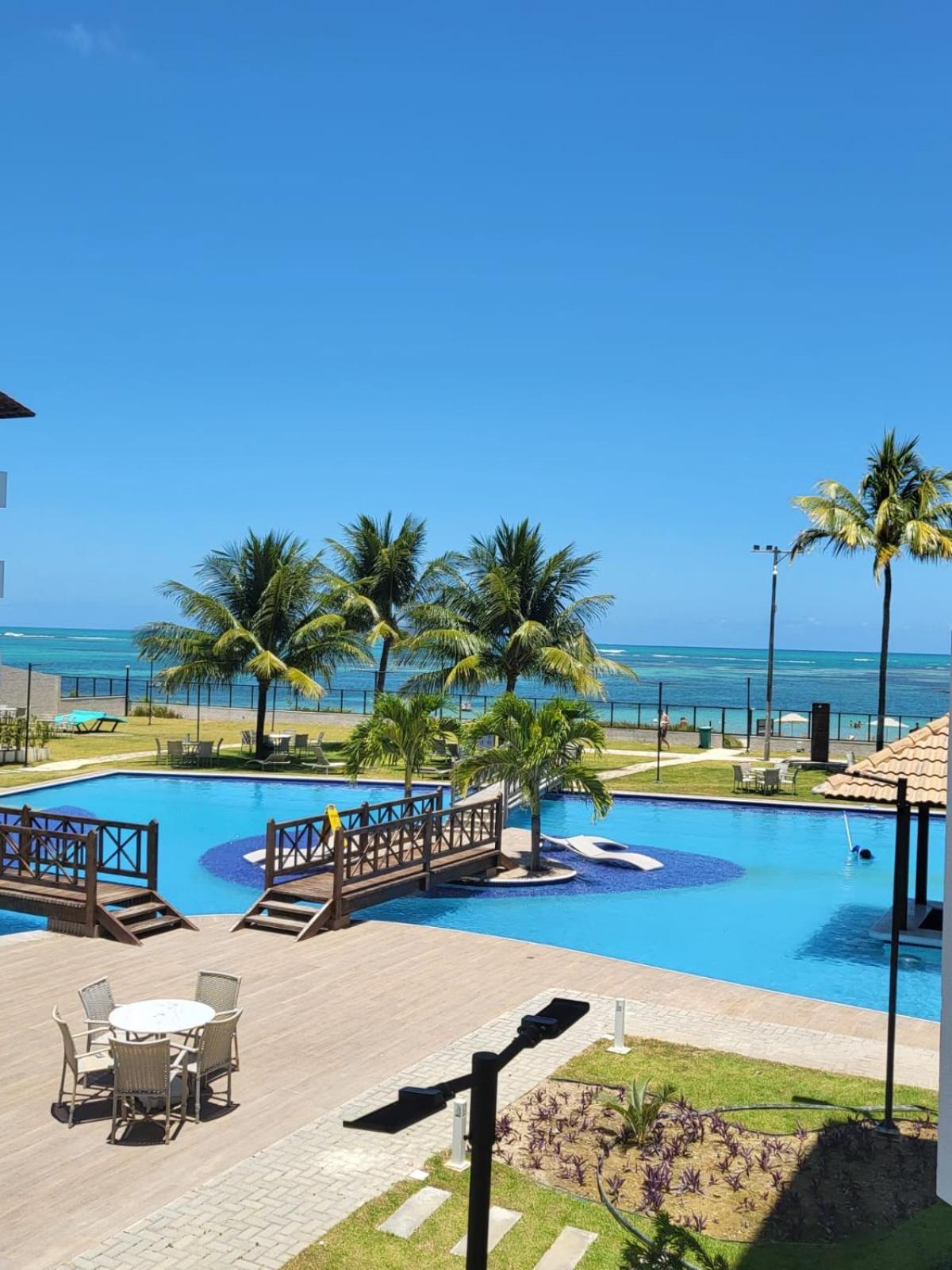 Flat Fantastico Na Beira Mar Em Tamandare Apartment Luaran gambar