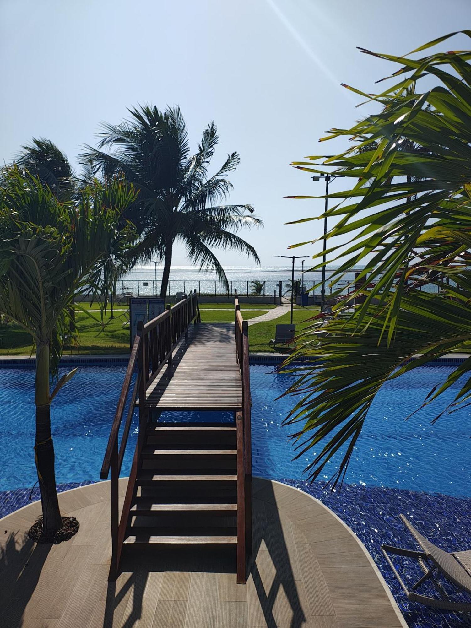 Flat Fantastico Na Beira Mar Em Tamandare Apartment Luaran gambar