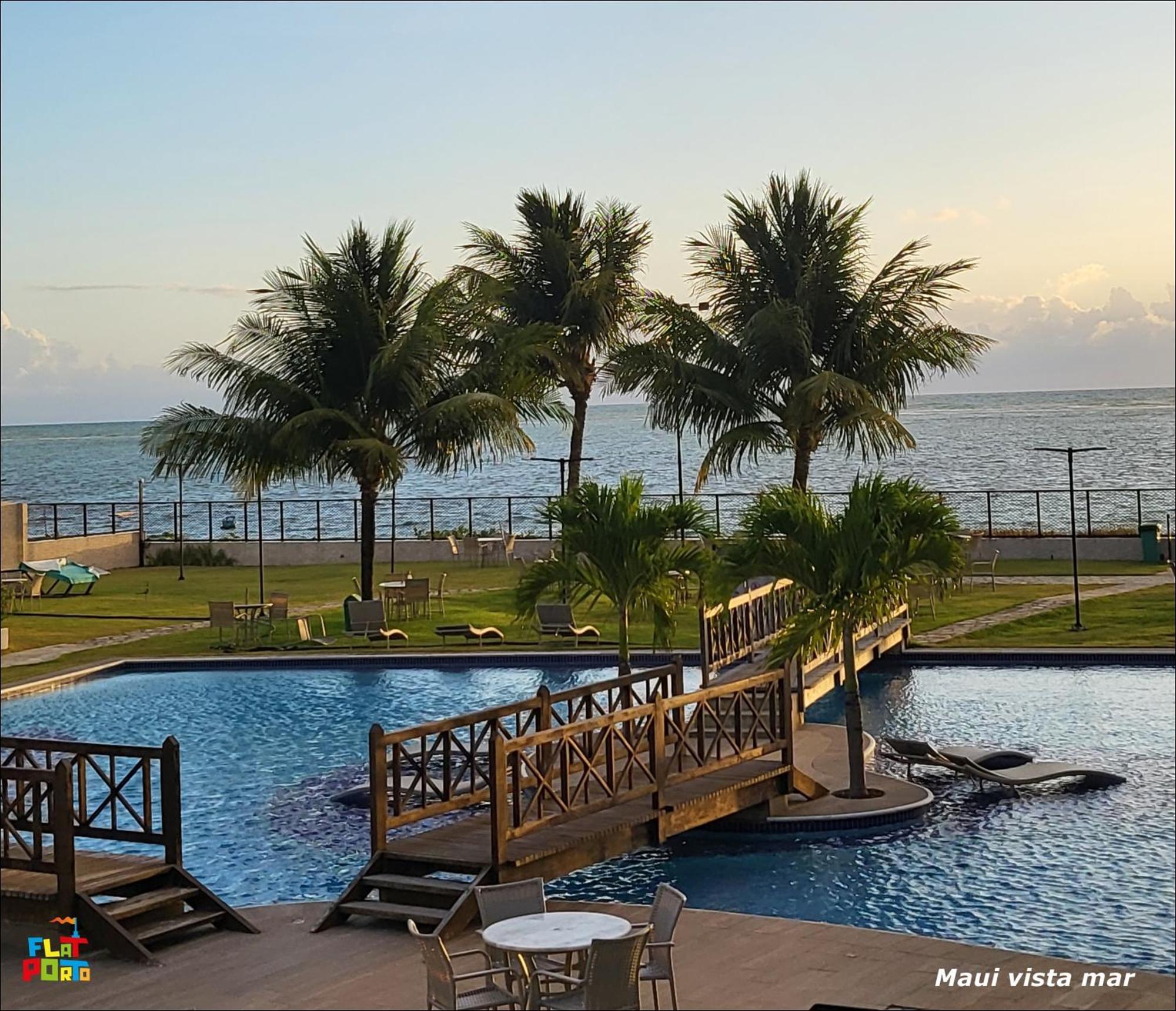 Flat Fantastico Na Beira Mar Em Tamandare Apartment Luaran gambar